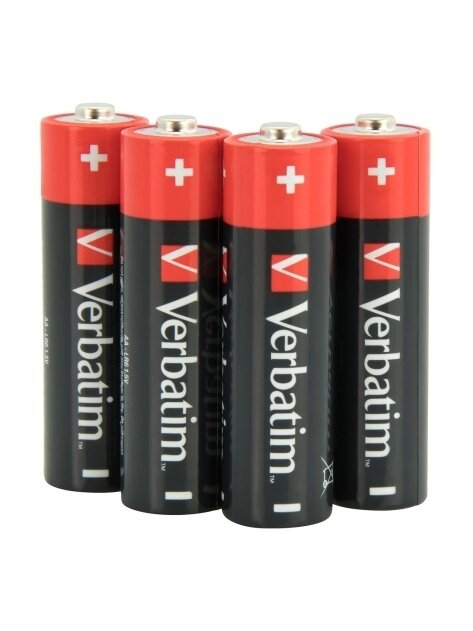 Verbatim 49501 Alkaline baterijos AA LR6 (4 vnt pakuotėje) Verbatim 49501 Alkaline baterijos AA LR6 (4 vnt pakuotėje)