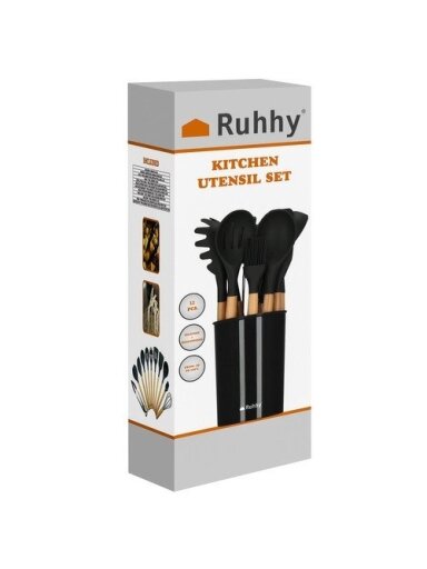 Virtuvės reikmenys - rinkinyje 12 vnt. Ruhhy 21804