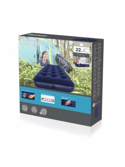 Viengulis čiužinys 185x76x22cm - BESTWAY 67000 1 Viengulis čiužinys 185x76x22cm - BESTWAY 67000 1
