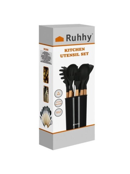 Virtuvės reikmenys - rinkinyje 12 vnt. Ruhhy 21804 1