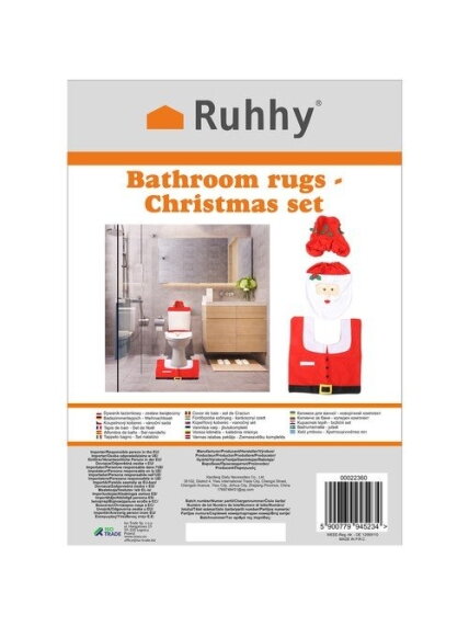 Vonios kilimėlis – kalėdinis rinkinys Ruhhy 22360 1 Vonios kilimėlis – kalėdinis rinkinys Ruhhy 22360 1