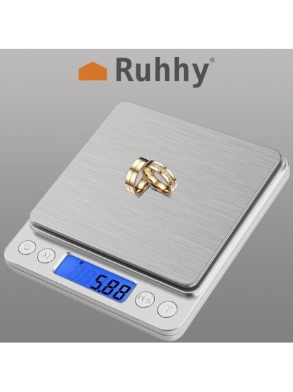 Virtuvės svarstyklės 500x0.01g 13 Virtuvės svarstyklės 500x0.01g 13