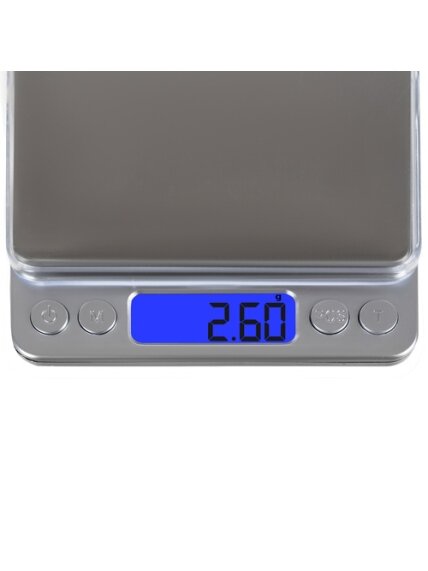 Virtuvės svarstyklės 500x0.01g 15 Virtuvės svarstyklės 500x0.01g 15