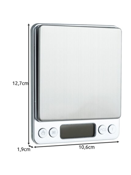 Virtuvės svarstyklės 500x0.01g 2 Virtuvės svarstyklės 500x0.01g 2