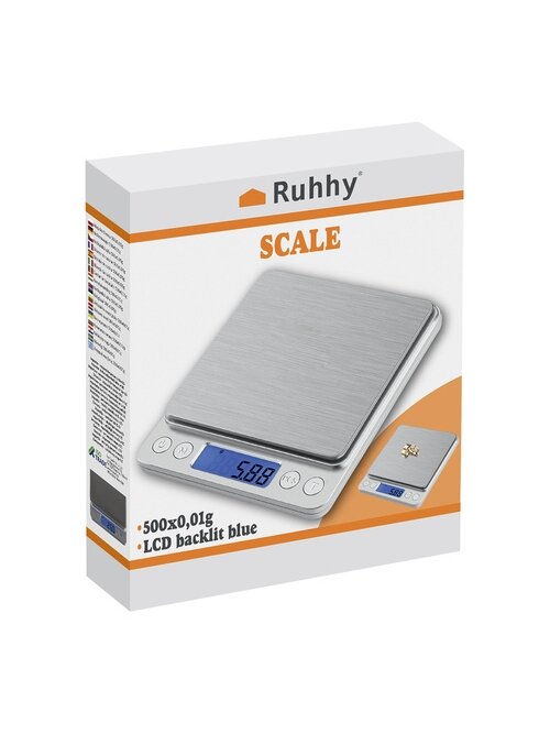 Virtuvės svarstyklės 500x0.01g 1 Virtuvės svarstyklės 500x0.01g 1
