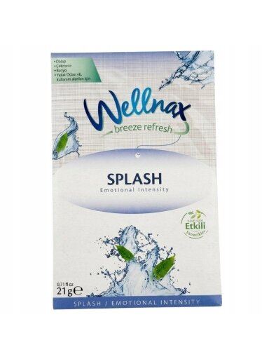WELLNAX Breeze Refresh gaivos kvapo pakabinamas gaiviklis spintoms, 21g WELLNAX Breeze Refresh gaivos kvapo pakabinamas gaiviklis spintoms, 21g