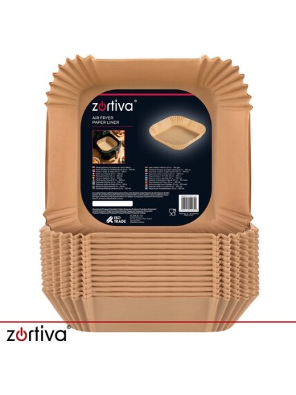 Popieriniai įdėklai į gruzdintuvą, 20 cm, 300 vnt., „Zortiva“ 10