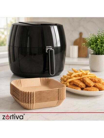 Popieriniai įdėklai į gruzdintuvą, 20 cm, 300 vnt., „Zortiva“ 14 Popieriniai įdėklai į gruzdintuvą, 20 cm, 300 vnt., „Zortiva“ 14