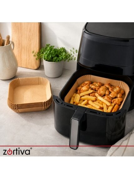 Popieriniai įdėklai į gruzdintuvą, 20 cm, 300 vnt., „Zortiva“ 17 Popieriniai įdėklai į gruzdintuvą, 20 cm, 300 vnt., „Zortiva“ 17