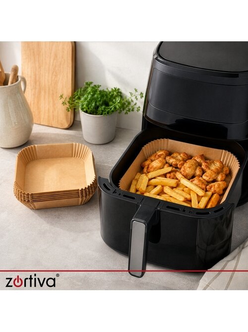 Popieriniai įdėklai į gruzdintuvą, 20 cm, 300 vnt., „Zortiva“ 17