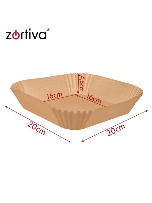 Popieriniai įdėklai į gruzdintuvą, 20 cm, 300 vnt., „Zortiva“ 2