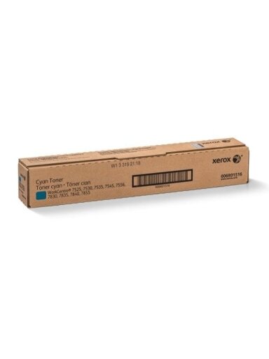 Xerox WorkCentre 7525, 7530, 7535, 7545, 7556 (006R01516) Lazerinė kasetė, Žydra