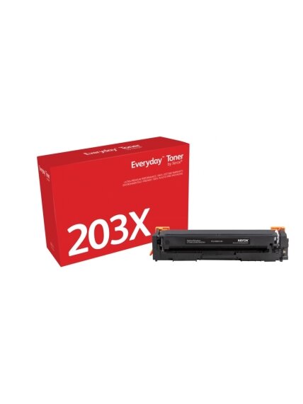 Xerox Everyday For HP 203X (CF540X) High, Lazerinė kasetė, Juoda Xerox Everyday For HP 203X (CF540X) High, Lazerinė kasetė, Juoda