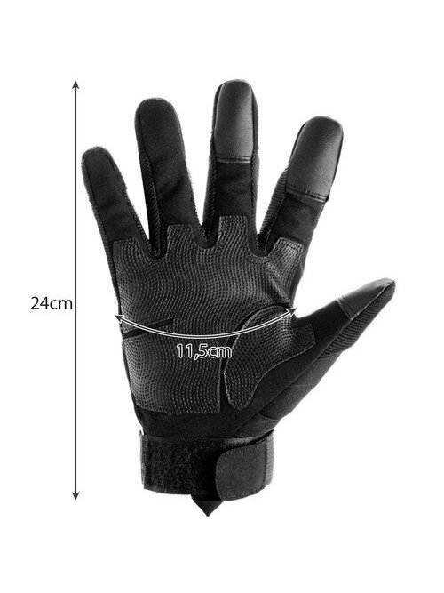 XL taktinės pirštinės - juodos Trizand 21770 12