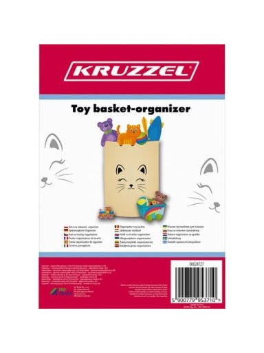 Žaislų krepšelis - organizatorius 63L Kruzzel 24727