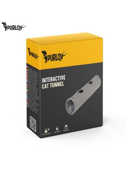 Žaislas katei – interaktyvus „Purlov“ tunelis 1 Žaislas katei – interaktyvus „Purlov“ tunelis 1