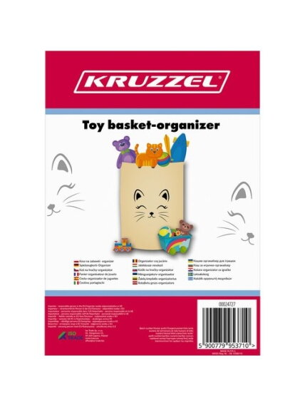 Žaislų krepšelis - organizatorius 63L Kruzzel 24727 1 Žaislų krepšelis - organizatorius 63L Kruzzel 24727 1