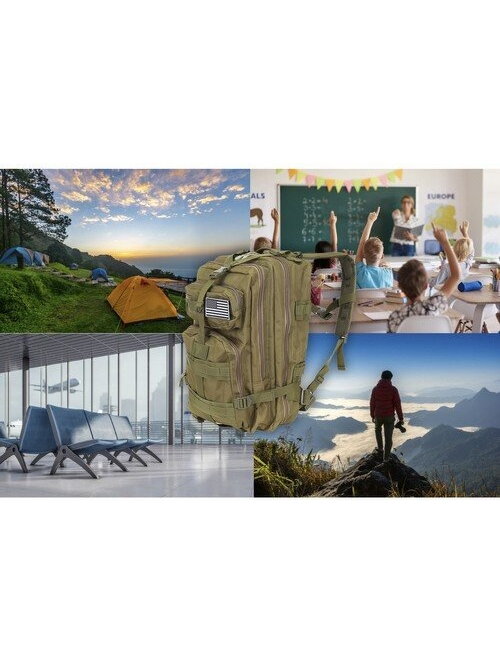 Žalia maža turistinė kuprinė 23243 12