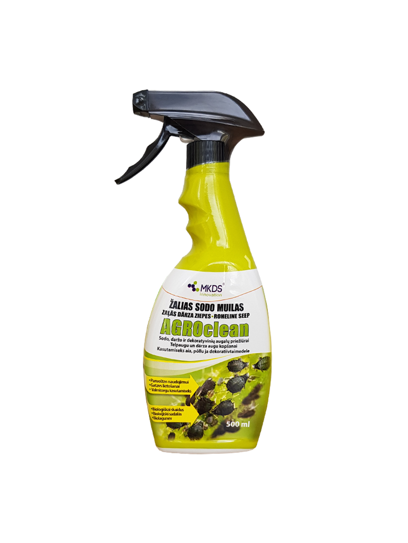 Žalias sodo muilas AGROclean purškiamas, 500 ml Žalias sodo muilas AGROclean purškiamas, 500 ml