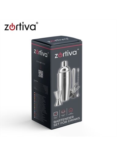„Zortiva“ barmenų rinkinys kokteiliams ruošti
