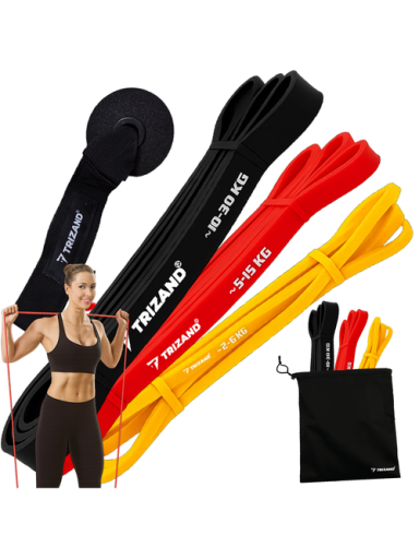 Zestaw gum do ćwiczeń - 3szt. Trizand 25879