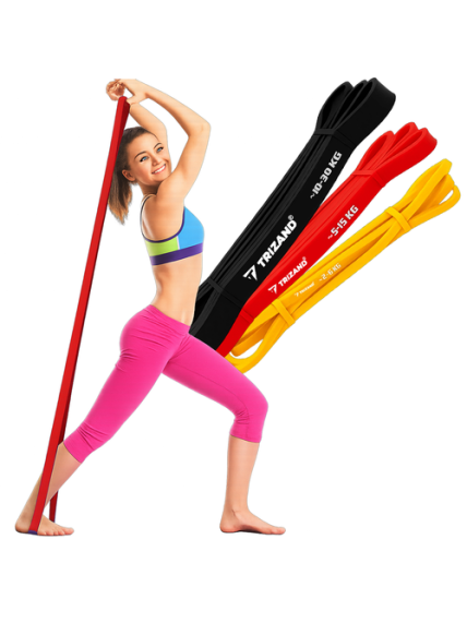 Zestaw gum do ćwiczeń - 3szt. Trizand 25879 2