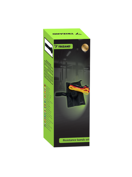 Zestaw gum do ćwiczeń - 3szt. Trizand 25879 4 Zestaw gum do ćwiczeń - 3szt. Trizand 25879 4
