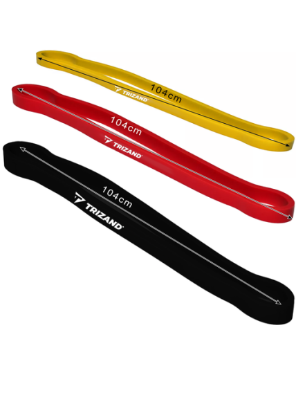 Zestaw gum do ćwiczeń - 3szt. Trizand 25879 8 Zestaw gum do ćwiczeń - 3szt. Trizand 25879 8