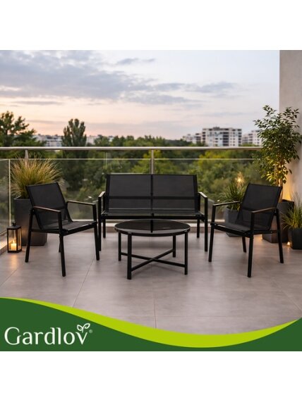 Balkono baldų komplektas - 4 dalys Gardlov 18 Balkono baldų komplektas - 4 dalys Gardlov 18