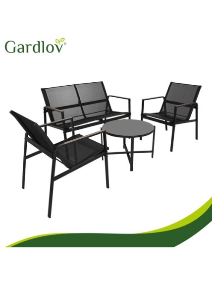 Balkono baldų komplektas - 4 dalys Gardlov 6 Balkono baldų komplektas - 4 dalys Gardlov 6