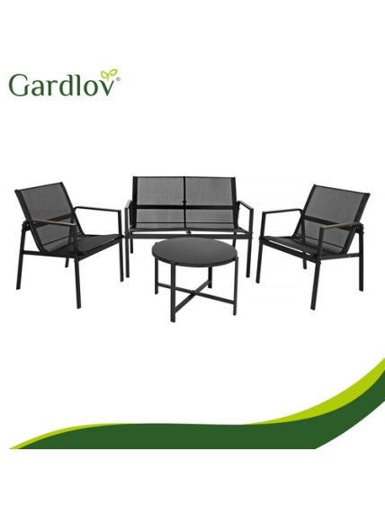 Balkono baldų komplektas - 4 dalys Gardlov 9