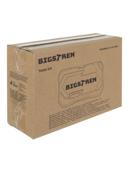 Įrankių rinkinys 56 dalių dėkle Bigstren 26845 2