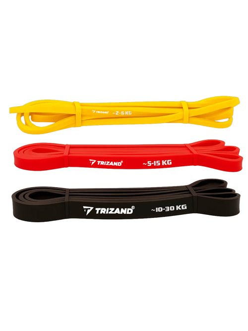Zestaw gum do ćwiczeń - 3szt. Trizand 25879 5 Zestaw gum do ćwiczeń - 3szt. Trizand 25879 5