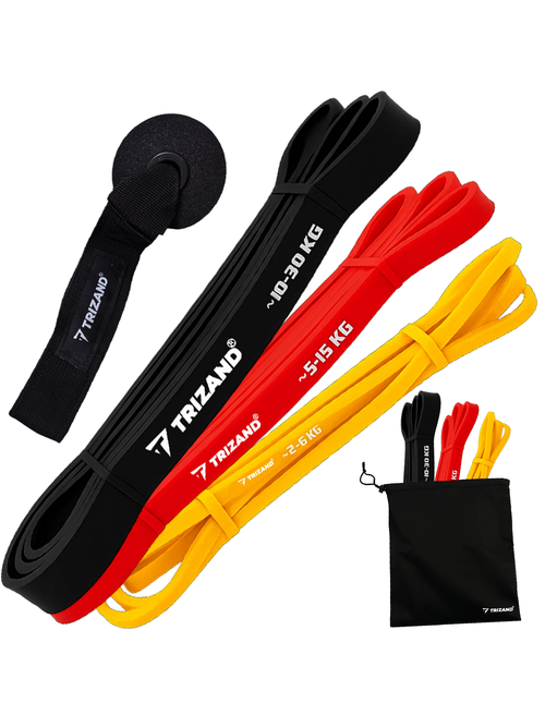 Zestaw gum do ćwiczeń - 3szt. Trizand 25879 6