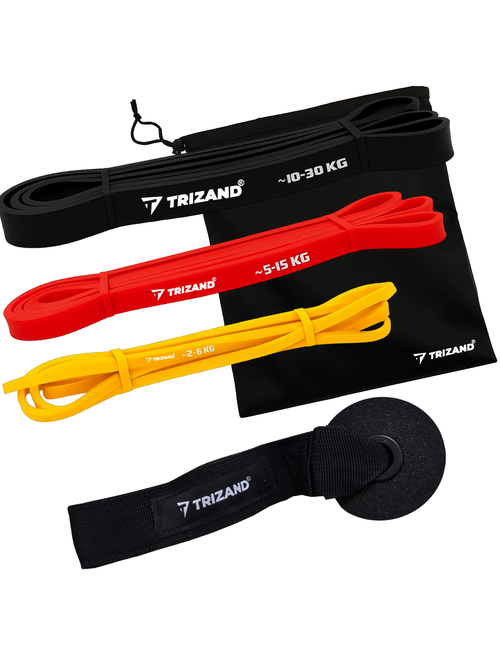 Zestaw gum do ćwiczeń - 3szt. Trizand 25879 7
