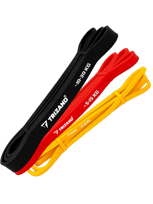 Zestaw gum do ćwiczeń - 3szt. Trizand 25879 9 Zestaw gum do ćwiczeń - 3szt. Trizand 25879 9