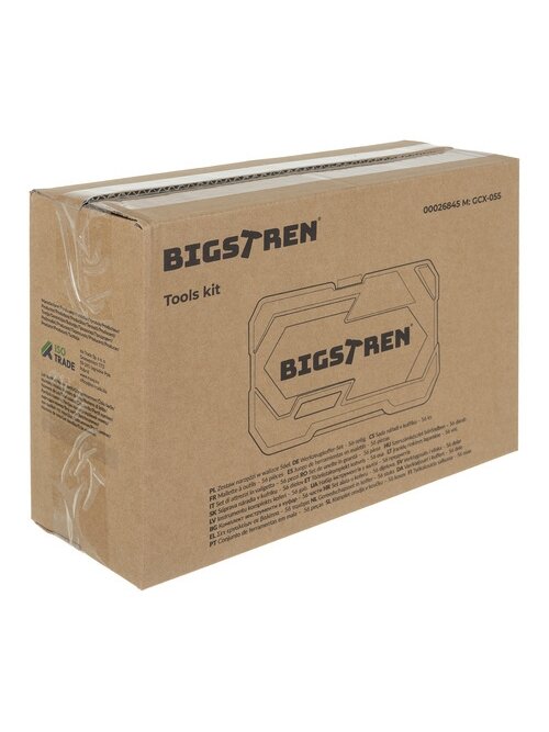 Įrankių rinkinys 56 dalių dėkle Bigstren 26845 2