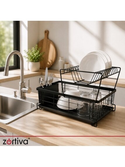 „Zortiva“ dviejų lygių indų džiovyklė 17 „Zortiva“ dviejų lygių indų džiovyklė 17