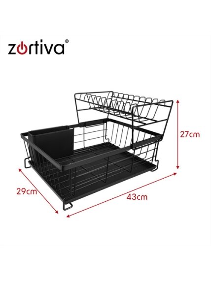 „Zortiva“ dviejų lygių indų džiovyklė 2