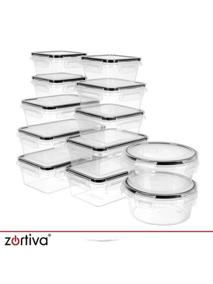 „Zortiva“ maisto indelių rinkinys – 12 vnt. 13 „Zortiva“ maisto indelių rinkinys – 12 vnt. 13