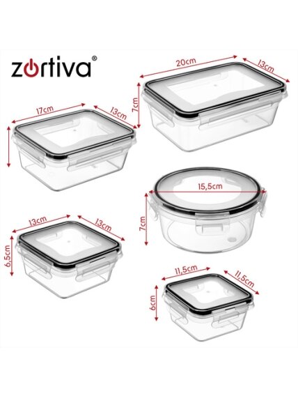 „Zortiva“ maisto indelių rinkinys – 12 vnt. 2
