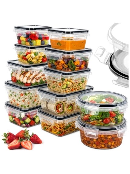 „Zortiva“ maisto indelių rinkinys – 12 vnt. 33 „Zortiva“ maisto indelių rinkinys – 12 vnt. 33