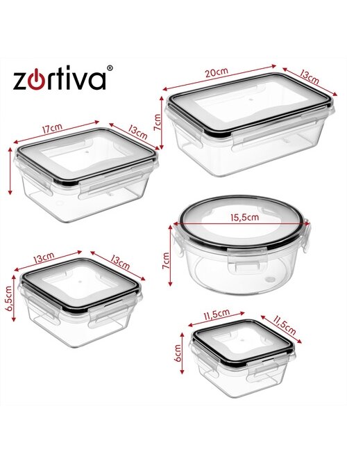 „Zortiva“ maisto indelių rinkinys – 12 vnt. 2