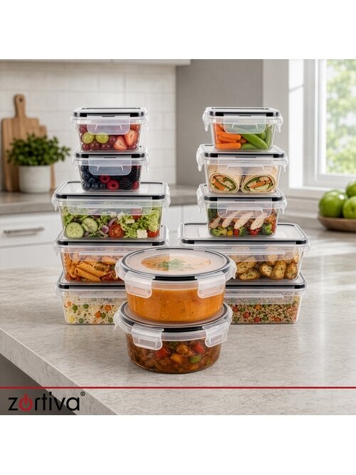 „Zortiva“ maisto indelių rinkinys – 12 vnt. 26 „Zortiva“ maisto indelių rinkinys – 12 vnt. 26